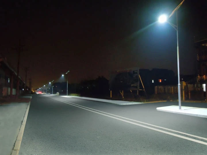 4M 12W Solar Street Lights Energy Saving